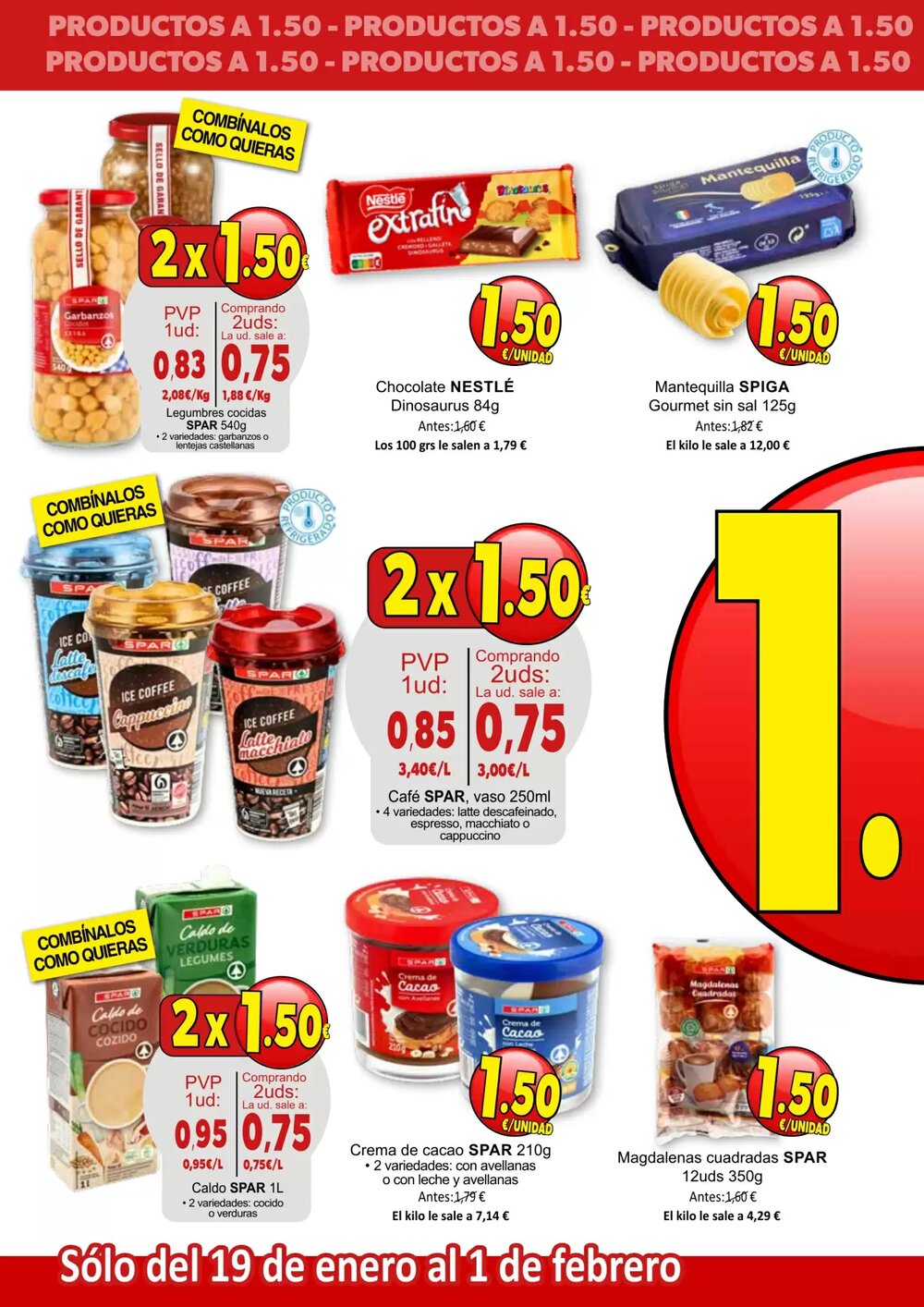 Folleto promocional de Spar válido desde el 19/01/2026 - Página 8.