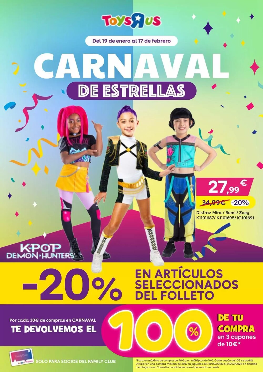 Folleto promocional de ToysRus válido desde el 19/01/2026 - Página 1.