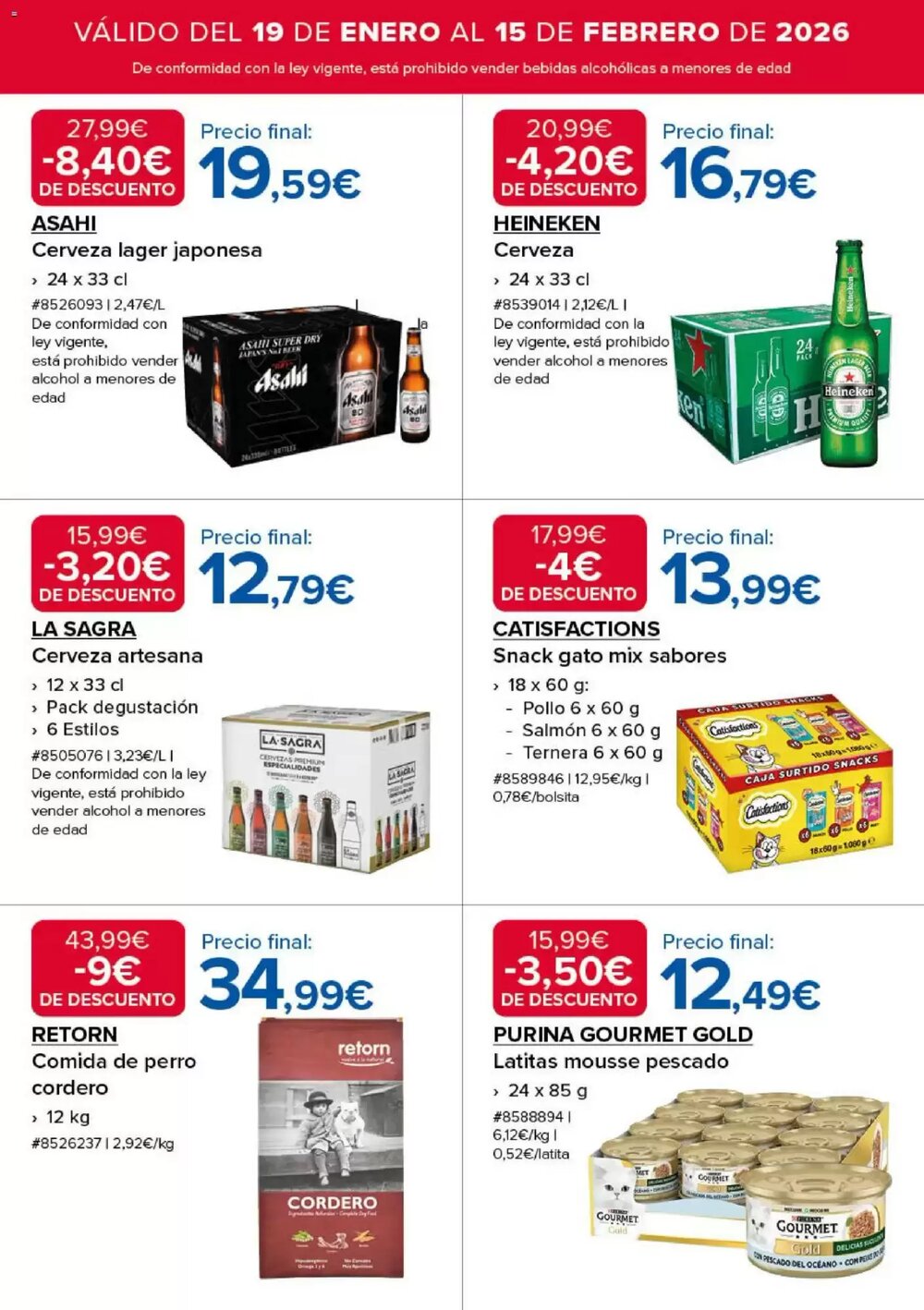 Folleto promocional de Costco válido desde el 19/01/2026 - Página 8.