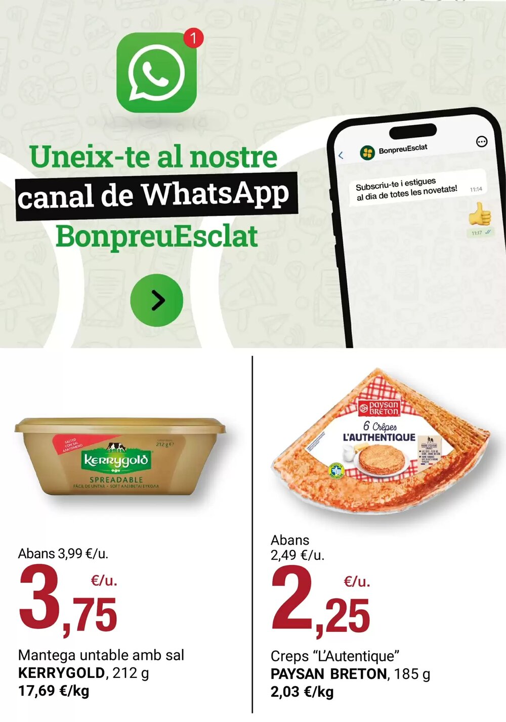 Folleto promocional de BonpreuEsclat válido desde el 20/01/2026 - Página 64.