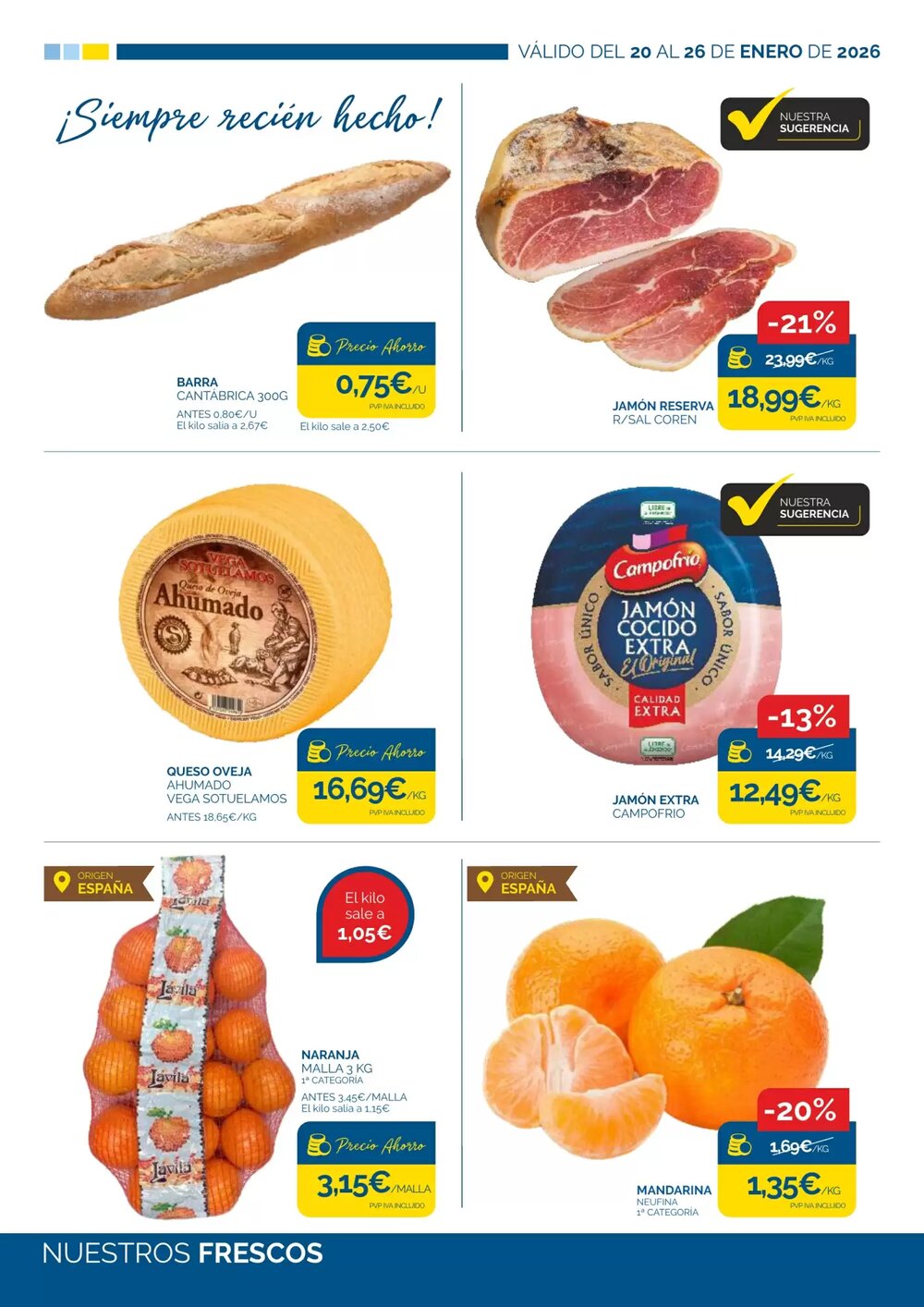 Folleto promocional de Cash Ecofamilia válido desde el 20/01/2026 - Página 2.