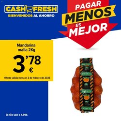 Folleto promocional de Cash Fresh válido desde el 20/01/2026 - Página 1.