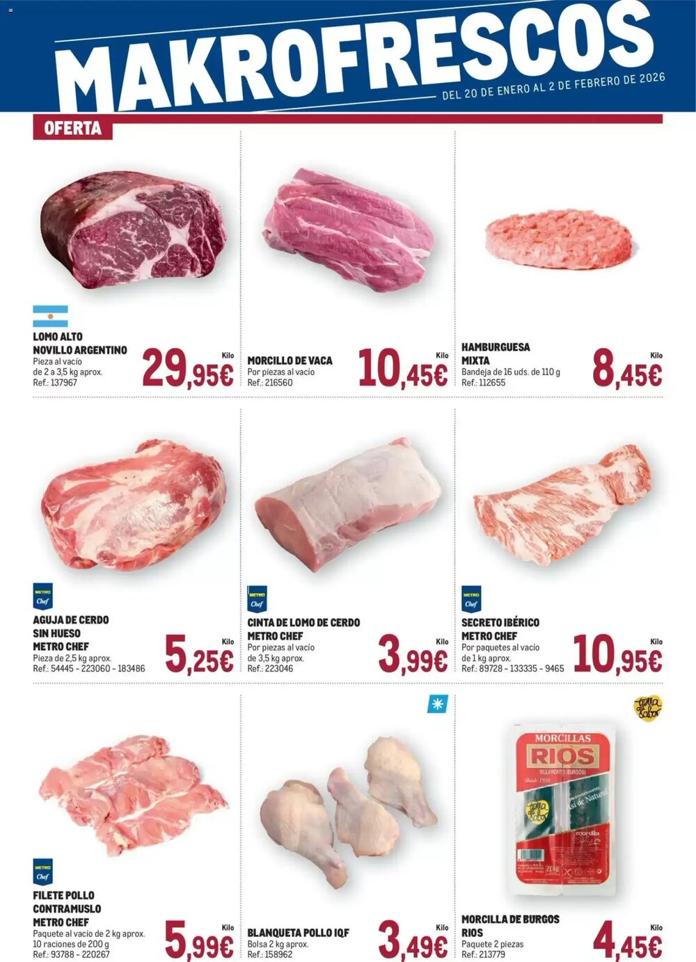 Folleto promocional de Makro válido desde el 20/01/2026 - Página 1.