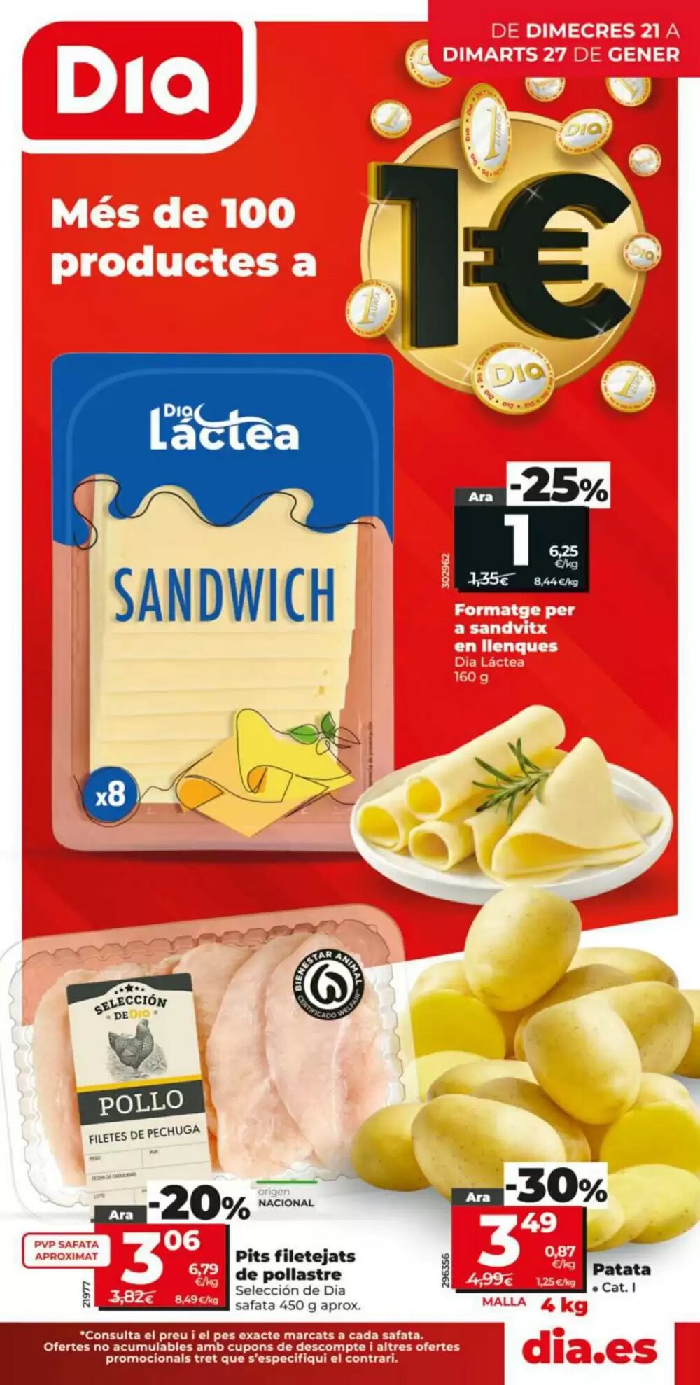 Folleto promocional de Dia válido desde el 21/01/2026 - Página 1.