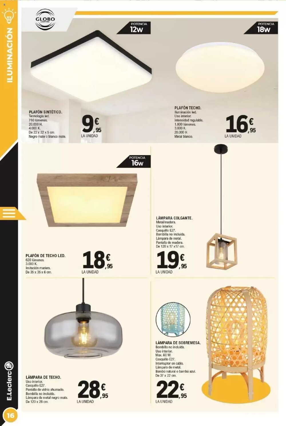 Folleto promocional de E.Leclerc válido desde el 21/01/2026 - Página 16.