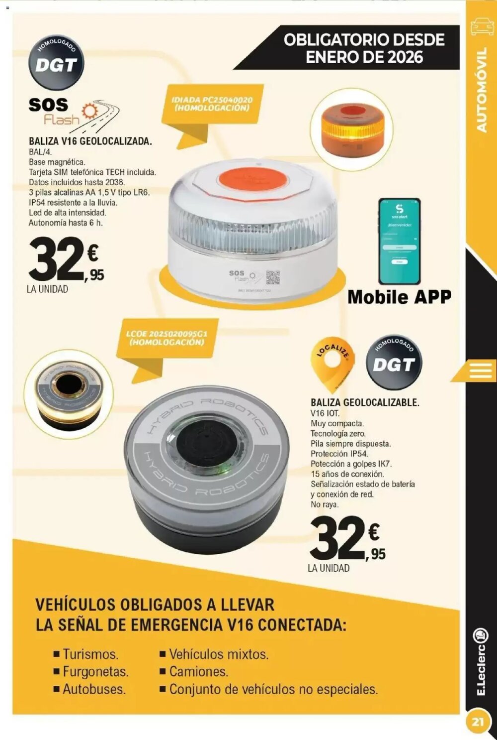 Folleto promocional de E.Leclerc válido desde el 21/01/2026 - Página 21.