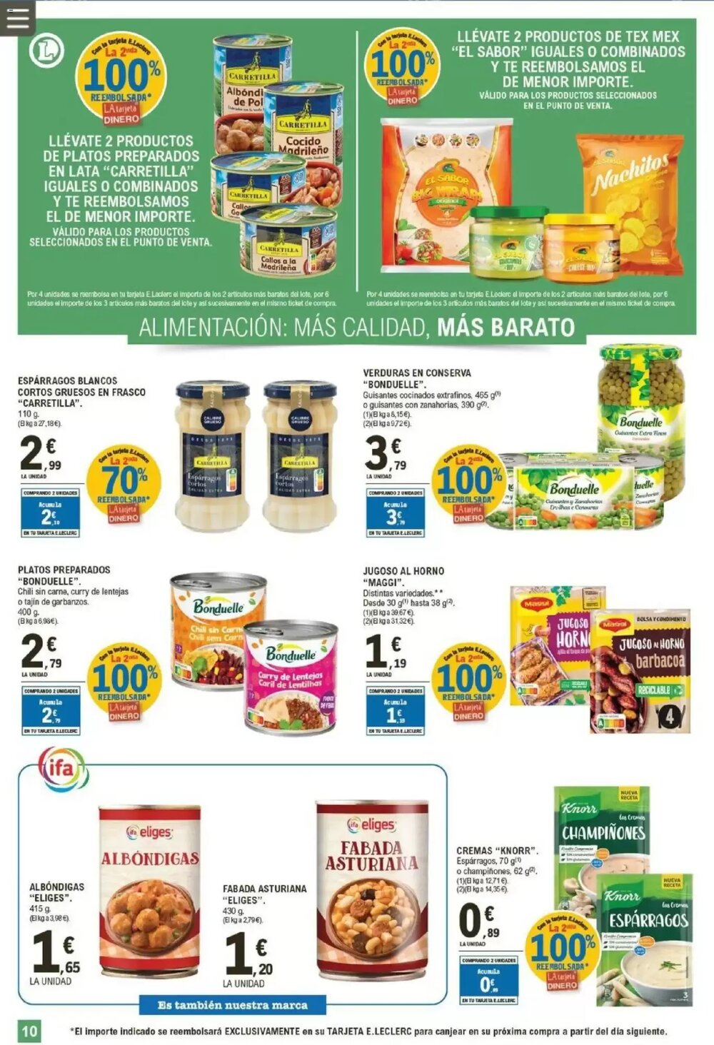 Folleto promocional de E.Leclerc válido desde el 21/01/2026 - Página 10.