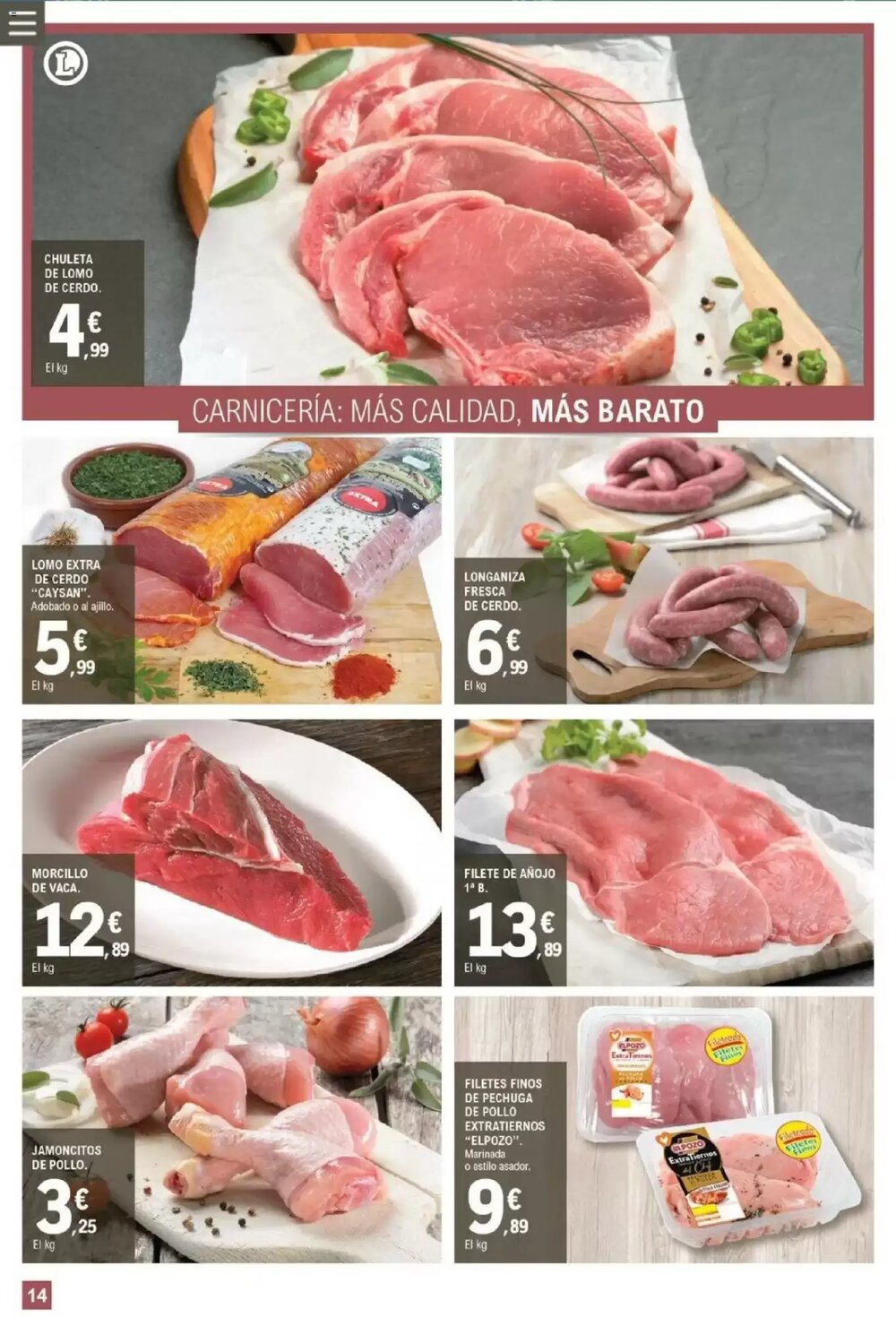 Folleto promocional de E.Leclerc válido desde el 21/01/2026 - Página 14.