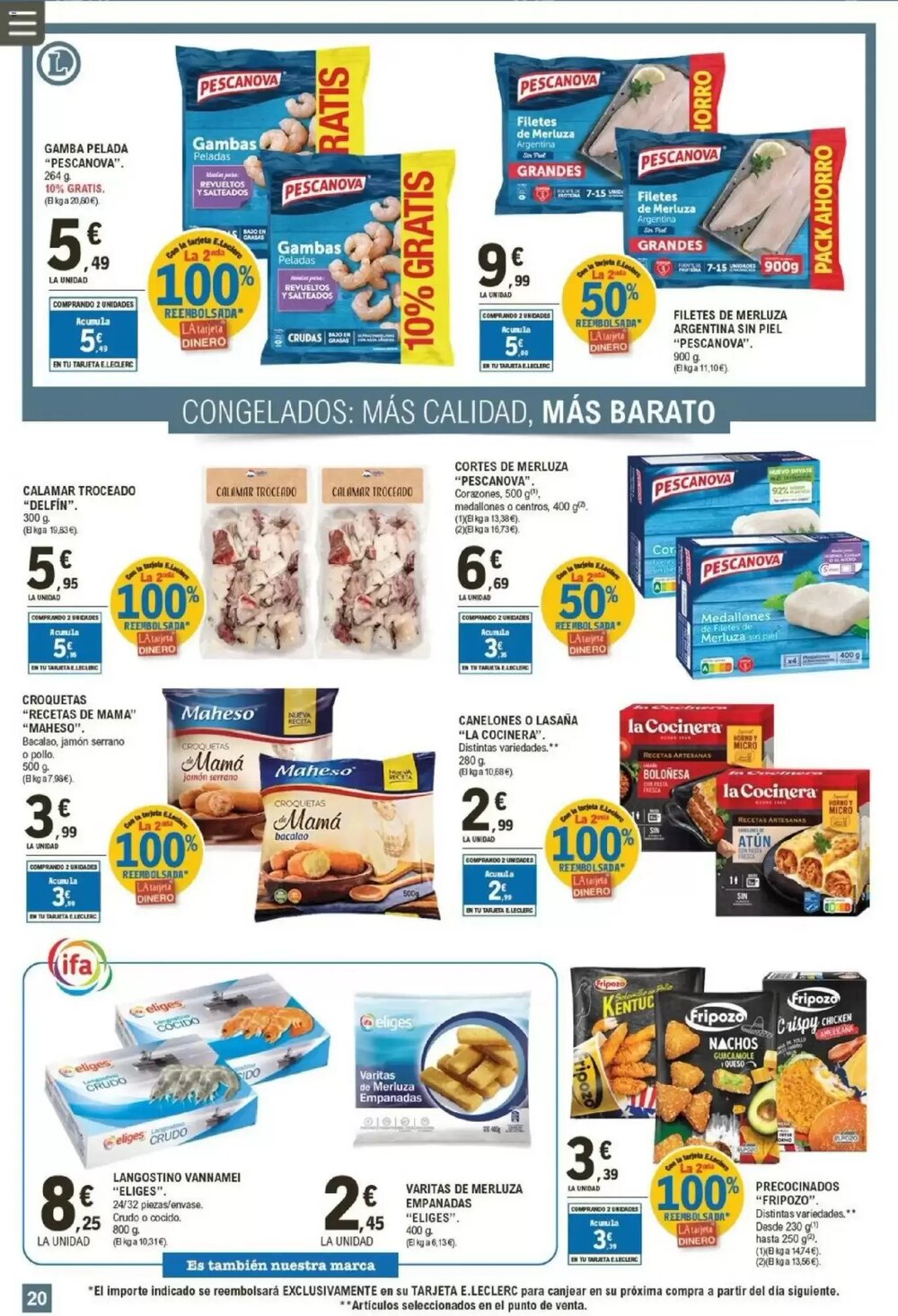 Folleto promocional de E.Leclerc válido desde el 21/01/2026 - Página 20.