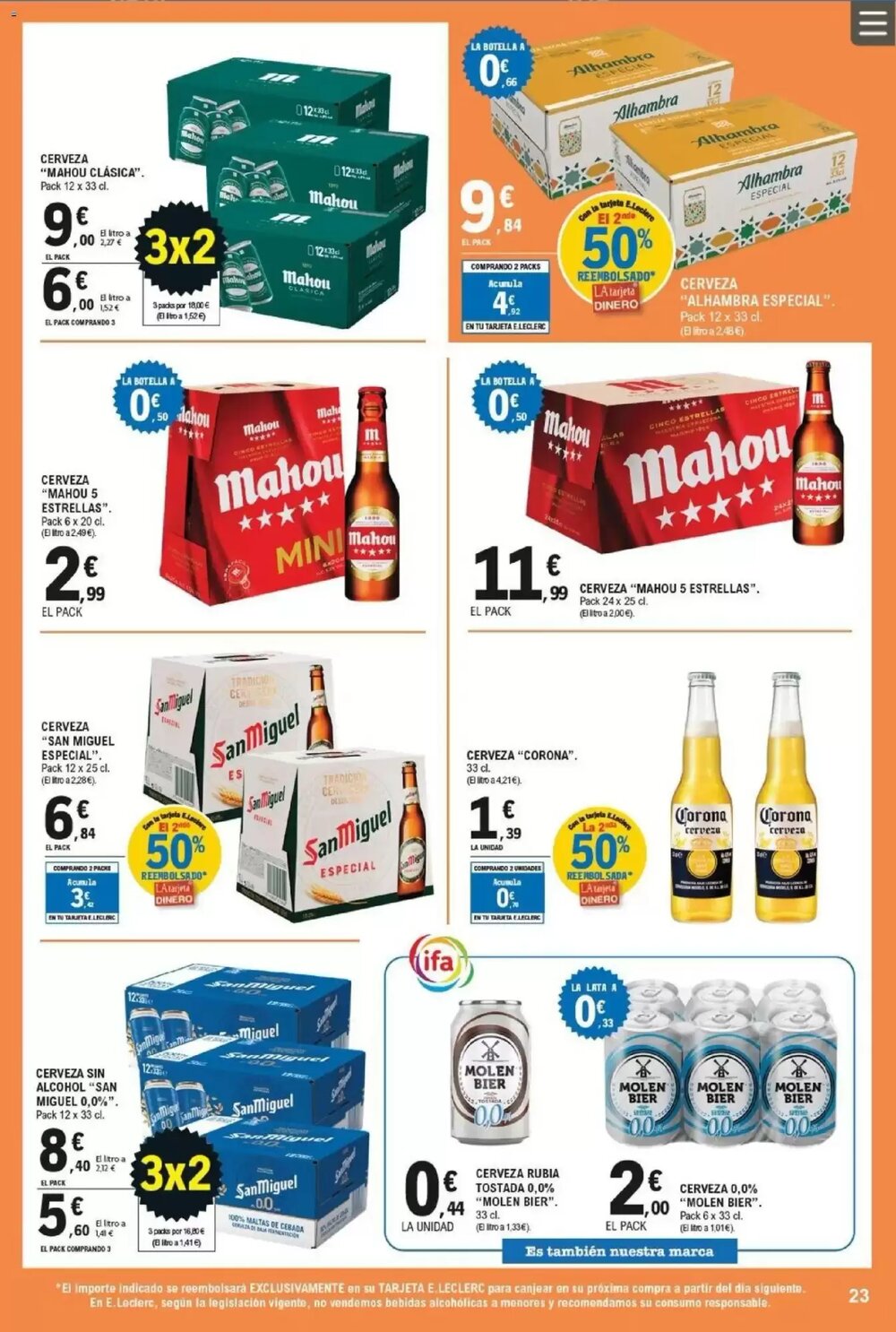 Folleto promocional de E.Leclerc válido desde el 21/01/2026 - Página 23.