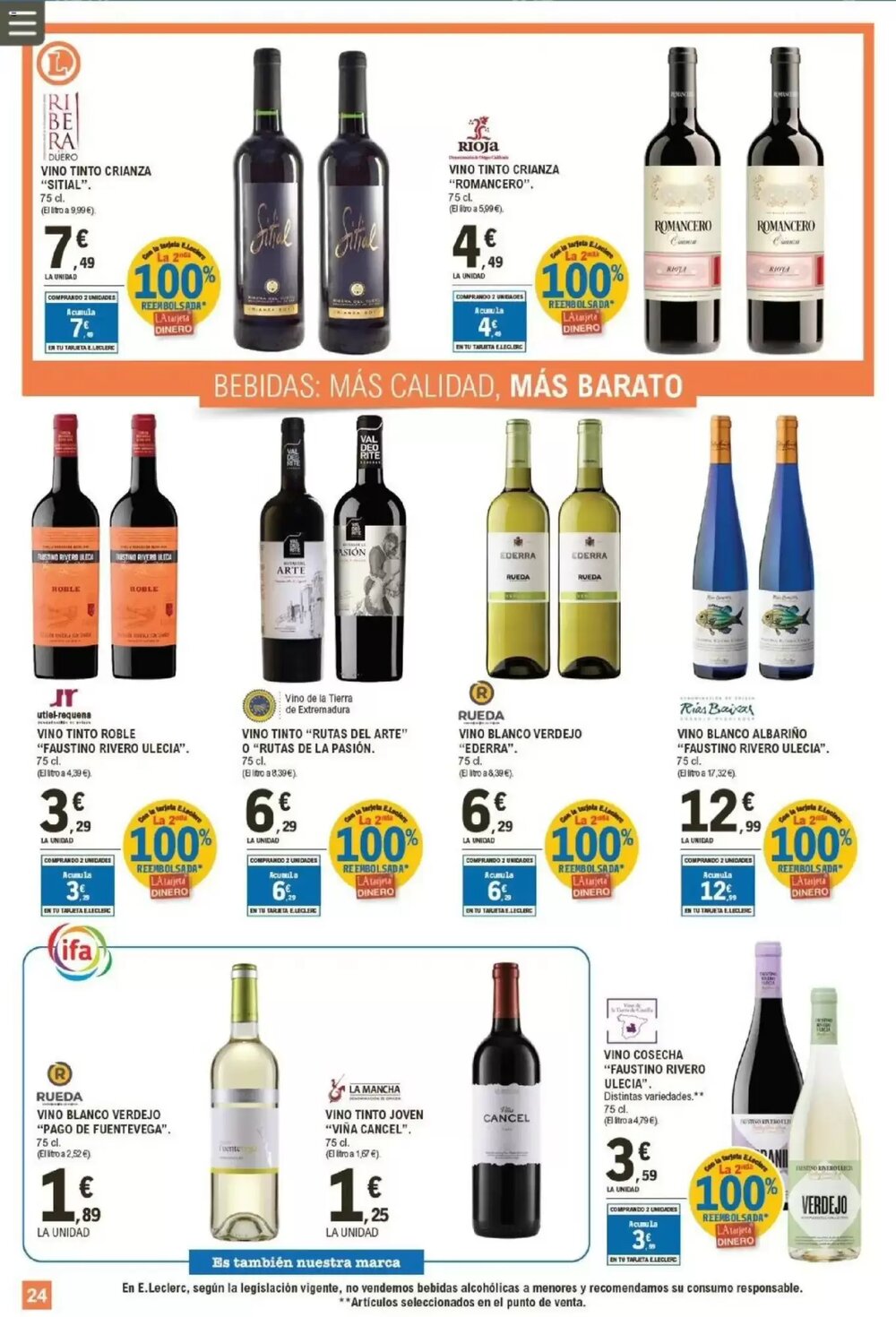 Folleto promocional de E.Leclerc válido desde el 21/01/2026 - Página 24.