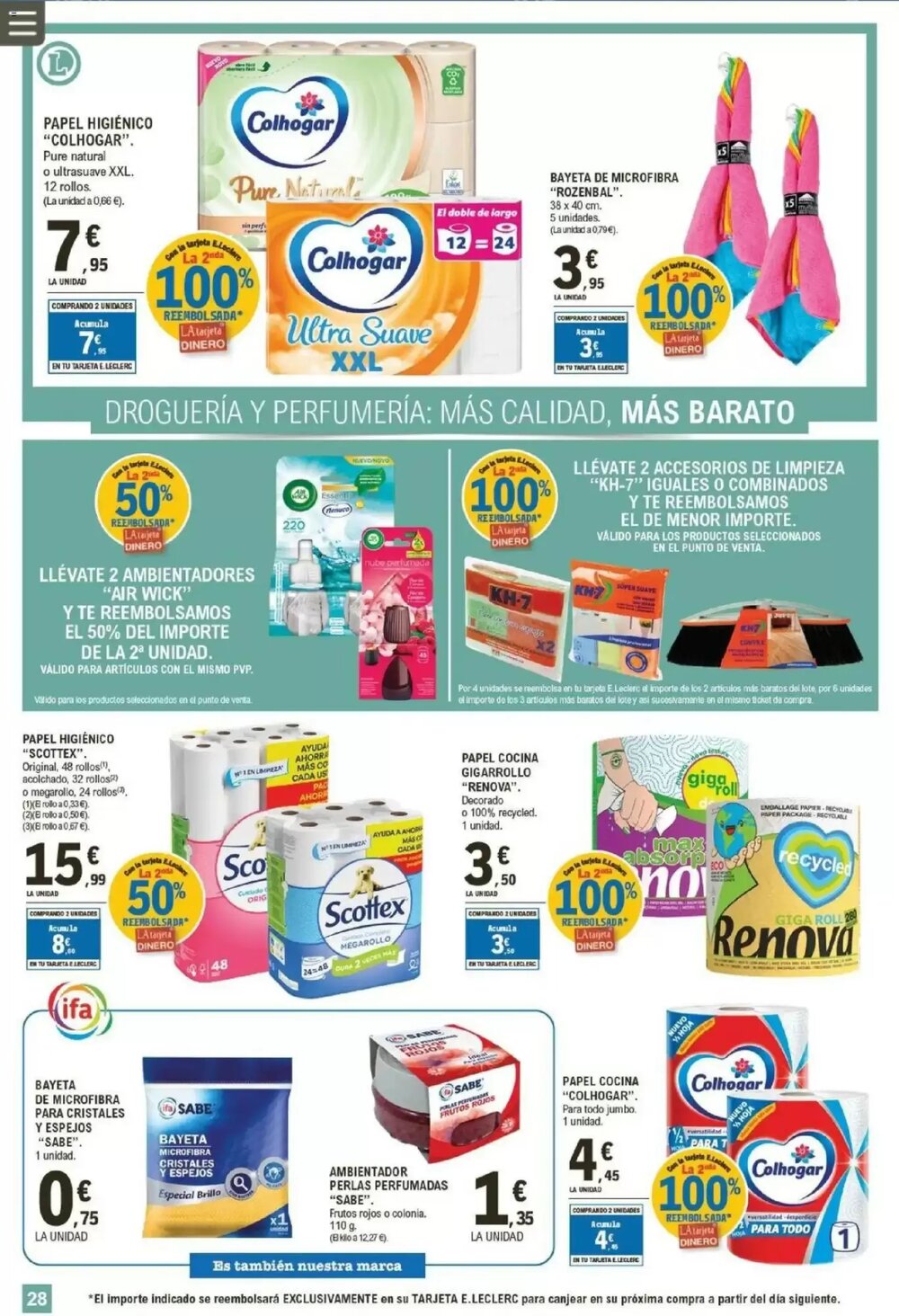 Folleto promocional de E.Leclerc válido desde el 21/01/2026 - Página 28.