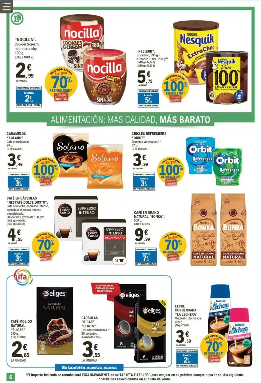 Folleto promocional de E.Leclerc válido desde el 21/01/2026 - Página 6.