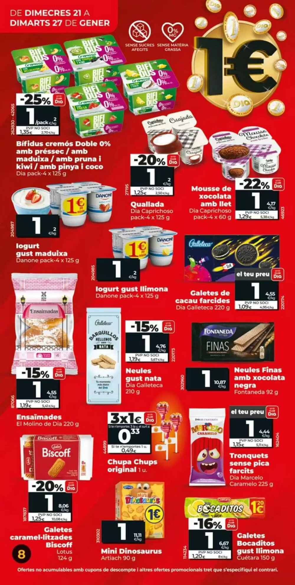 Folleto promocional de Dia válido desde el 21/01/2026 - Página 8.