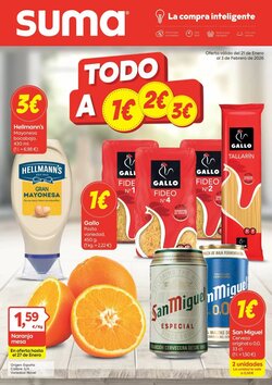 Folleto promocional de Suma Supermercados válido desde el 21/01/2026 - Página 1.
