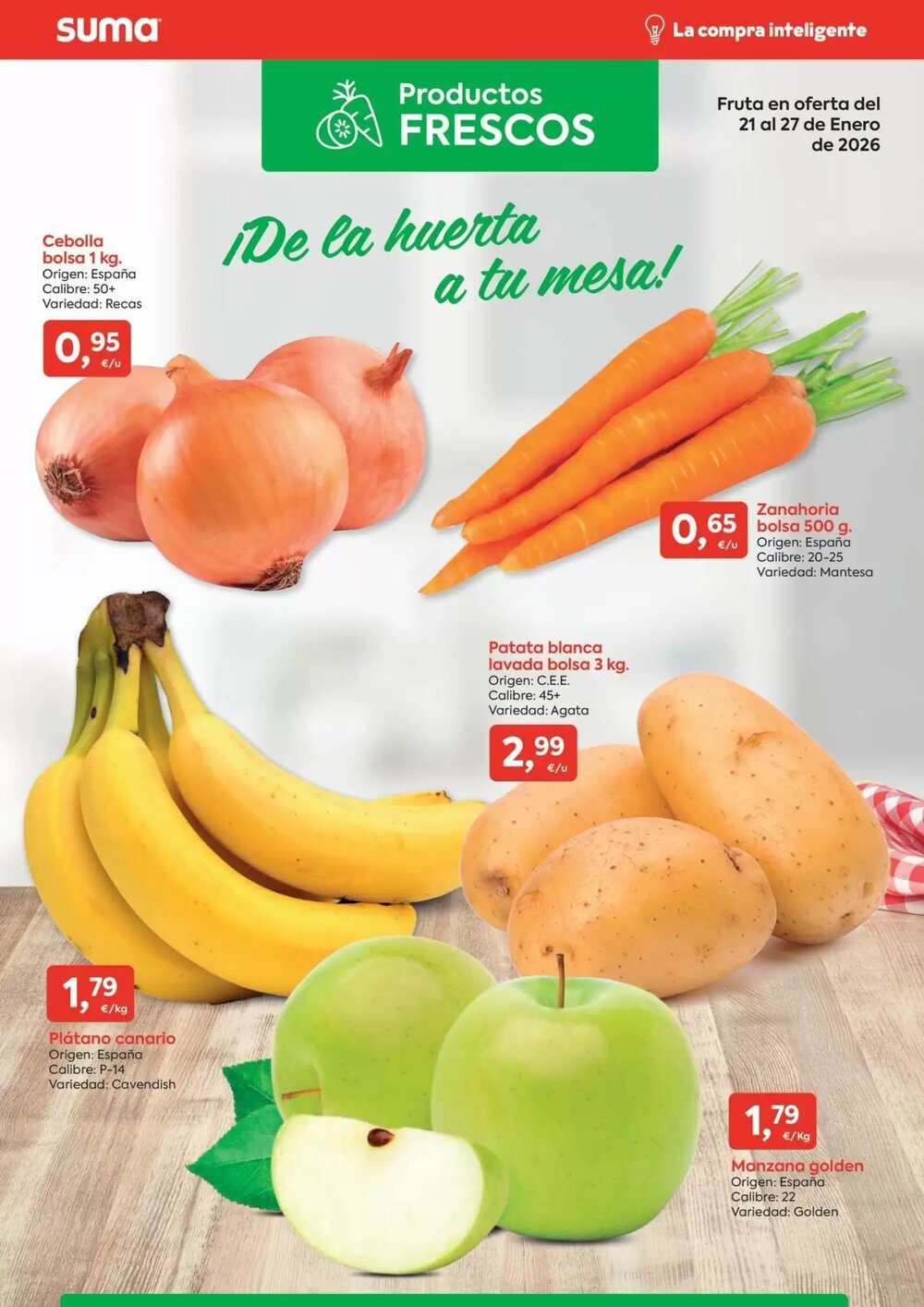 Folleto promocional de Suma Supermercados válido desde el 21/01/2026 - Página 2.