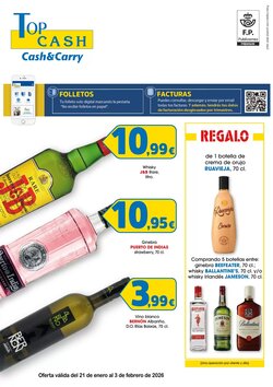 Folleto promocional de TOP Cash & Carry válido desde el 21/01/2026 - Página 1.