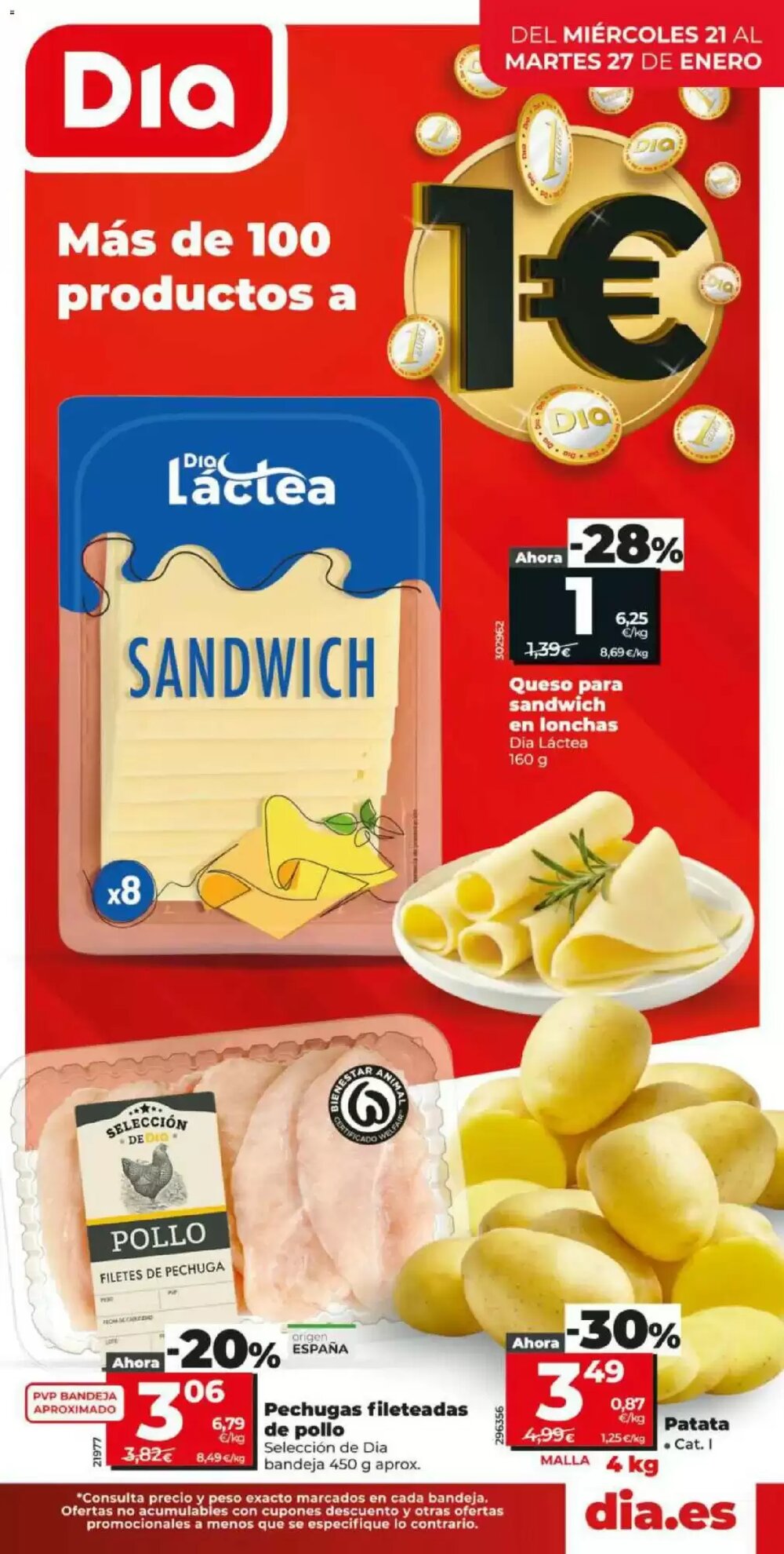 Folleto promocional de Dia válido desde el 21/01/2026 - Página 1.
