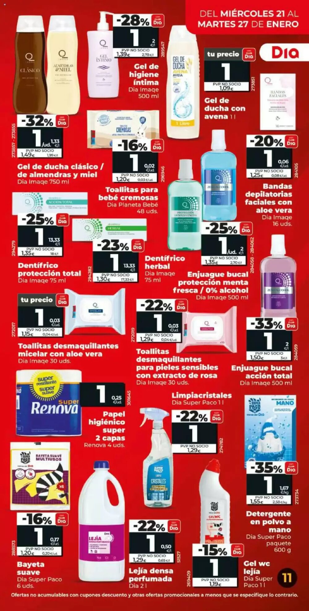 Folleto promocional de Dia válido desde el 21/01/2026 - Página 11.
