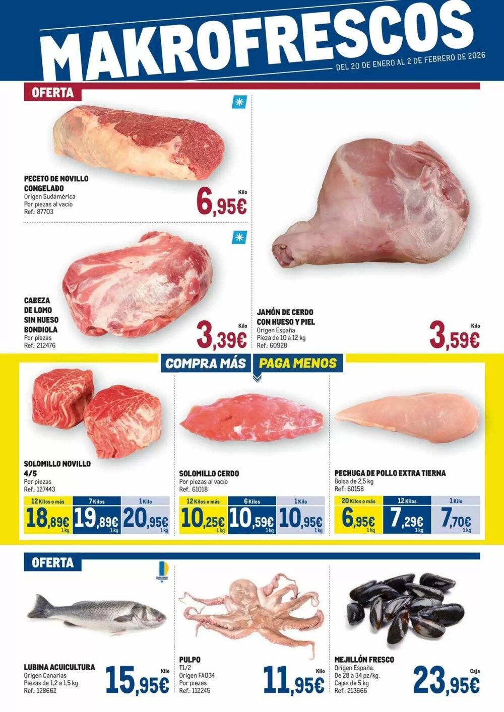 Folleto promocional de Makro válido desde el 21/01/2026 - Página 1.