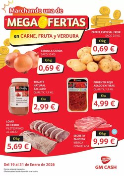 Folleto promocional de GM Cash & Carry válido desde el 21/01/2026 - Página 1.