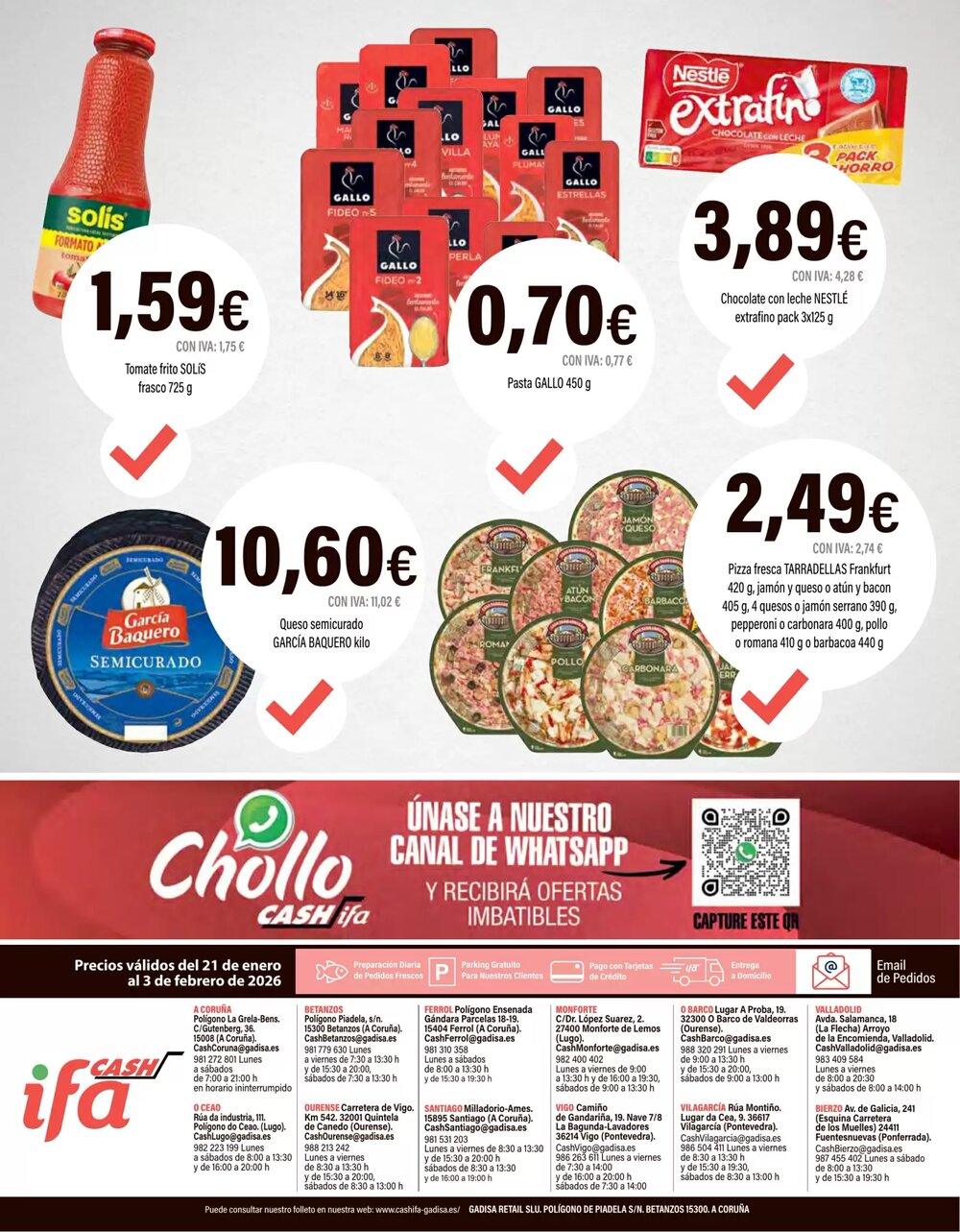 Folleto promocional de Cash Ifa válido desde el 21/01/2026 - Página 20.