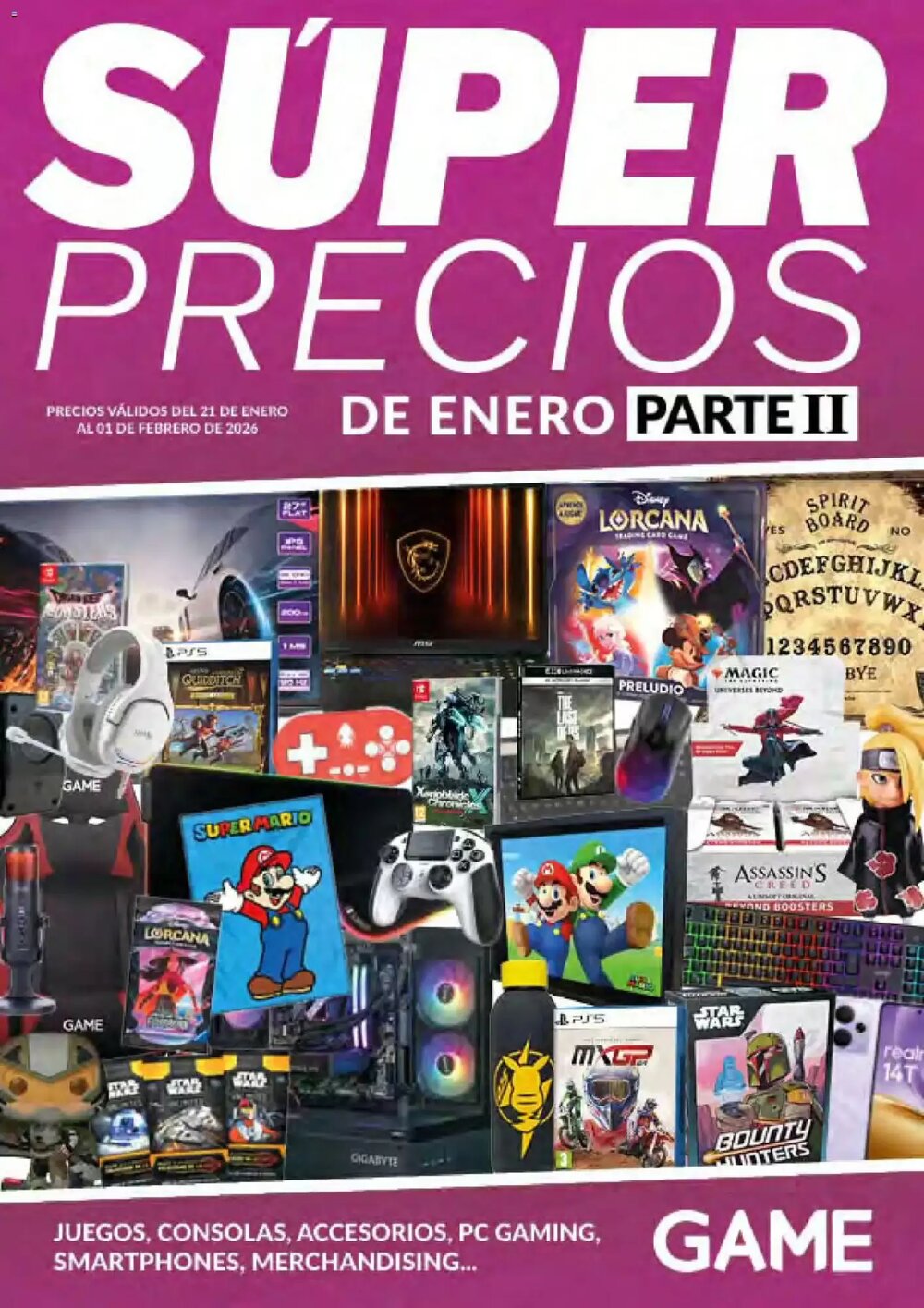 Folleto promocional de Game válido desde el 21/01/2026 - Página 1.
