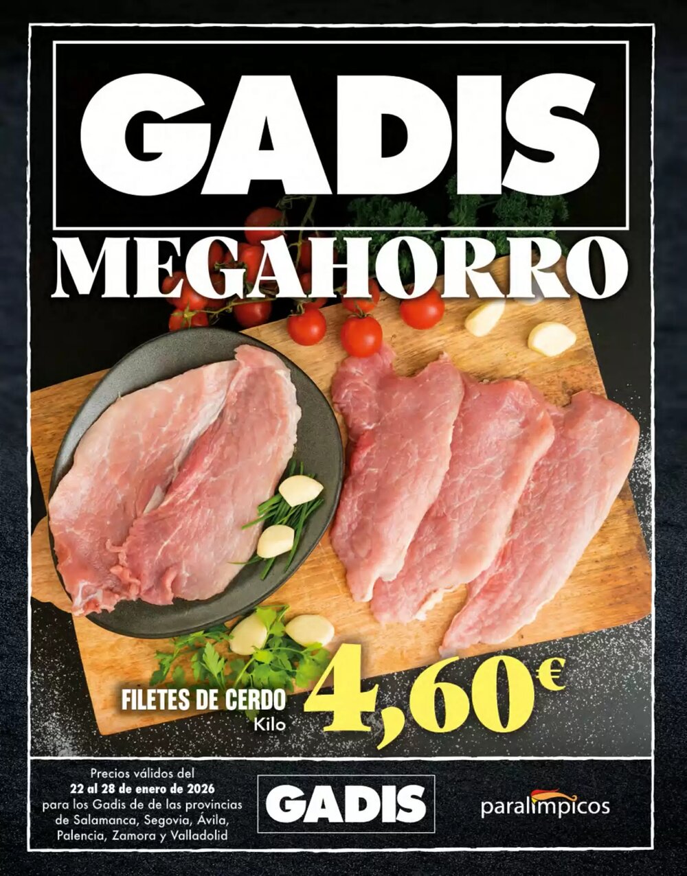 Folleto promocional de Gadis válido desde el 22/01/2026 - Página 1.