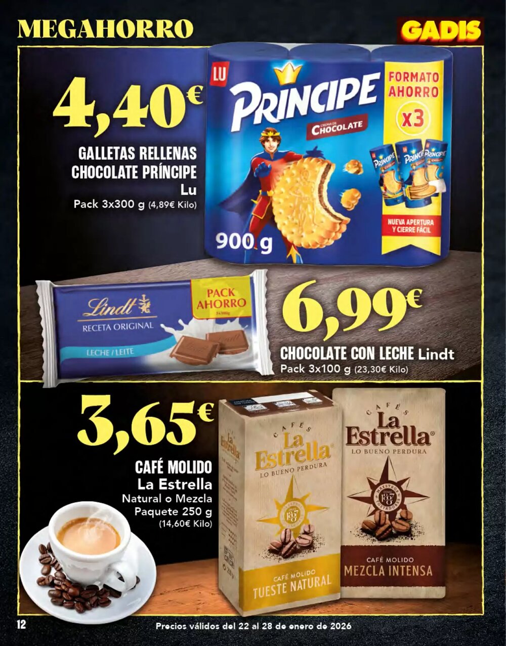 Folleto promocional de Gadis válido desde el 22/01/2026 - Página 12.