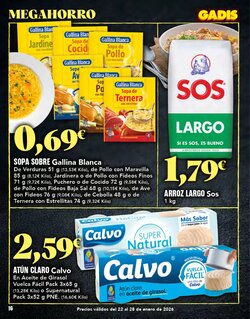 Folleto promocional de Gadis válido desde el 22/01/2026 - Página 16.