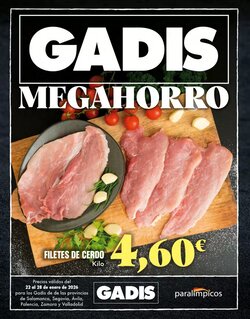 Folleto promocional de Gadis válido desde el 22/01/2026 - Página 1.