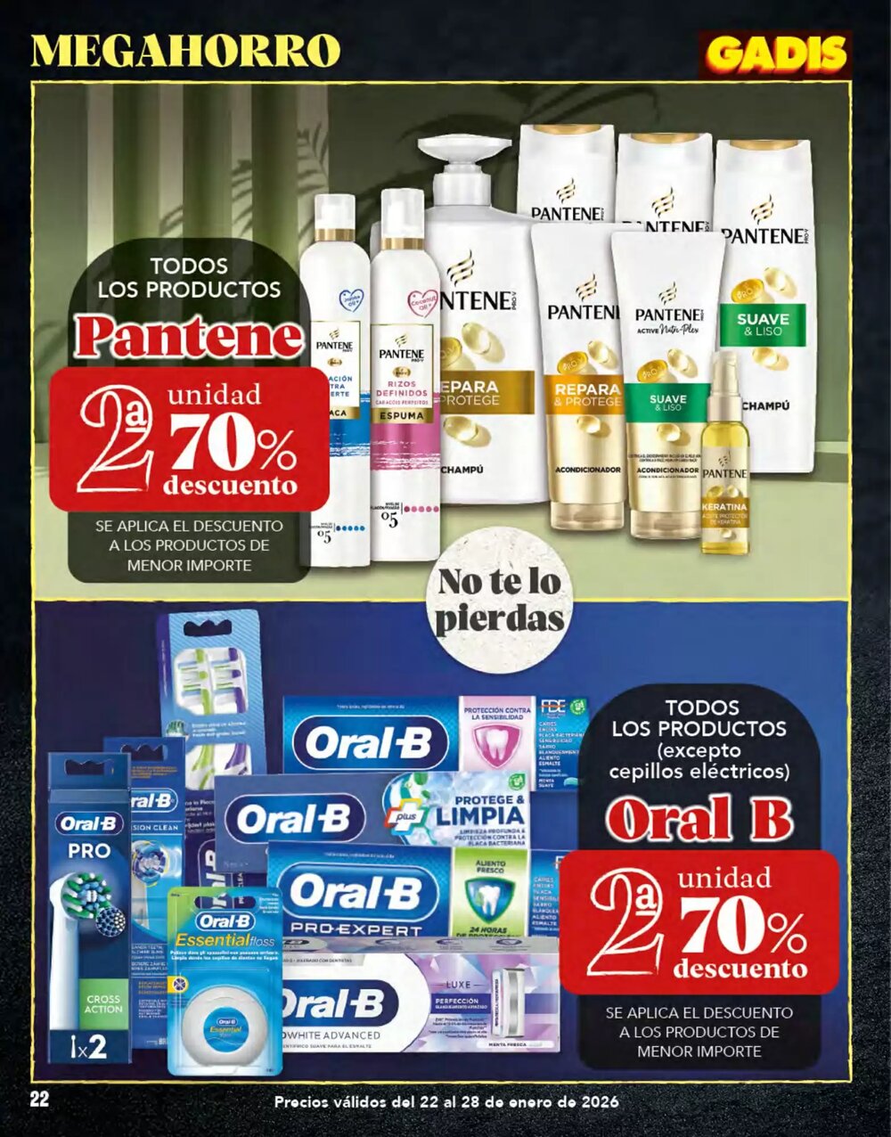 Folleto promocional de Gadis válido desde el 22/01/2026 - Página 22.