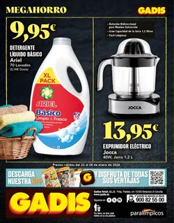 Folleto promocional de Gadis válido desde el 22/01/2026 - Página 24.