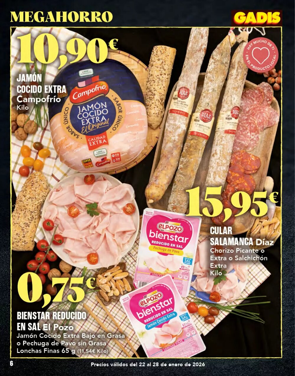 Folleto promocional de Gadis válido desde el 22/01/2026 - Página 6.