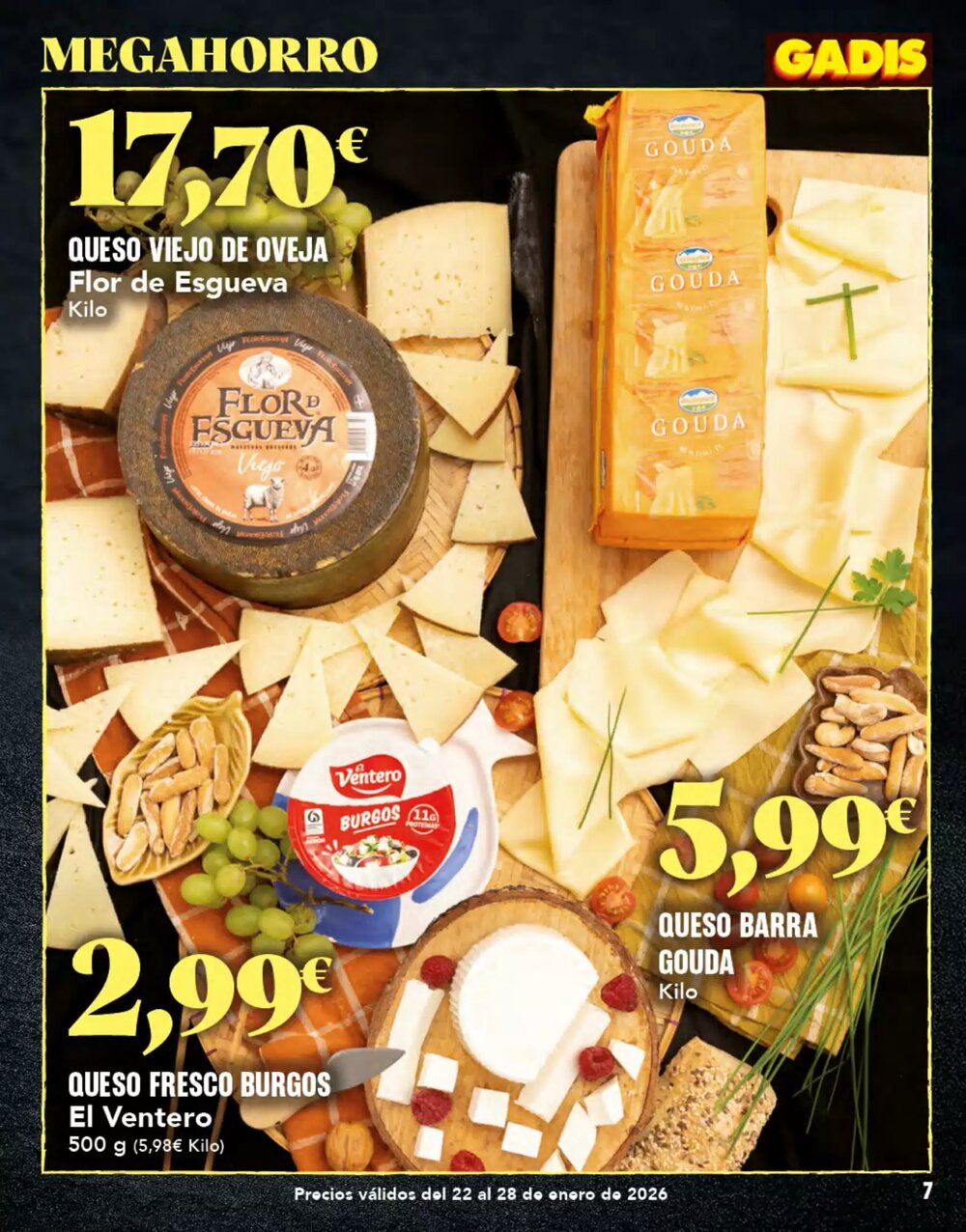 Folleto promocional de Gadis válido desde el 22/01/2026 - Página 7.