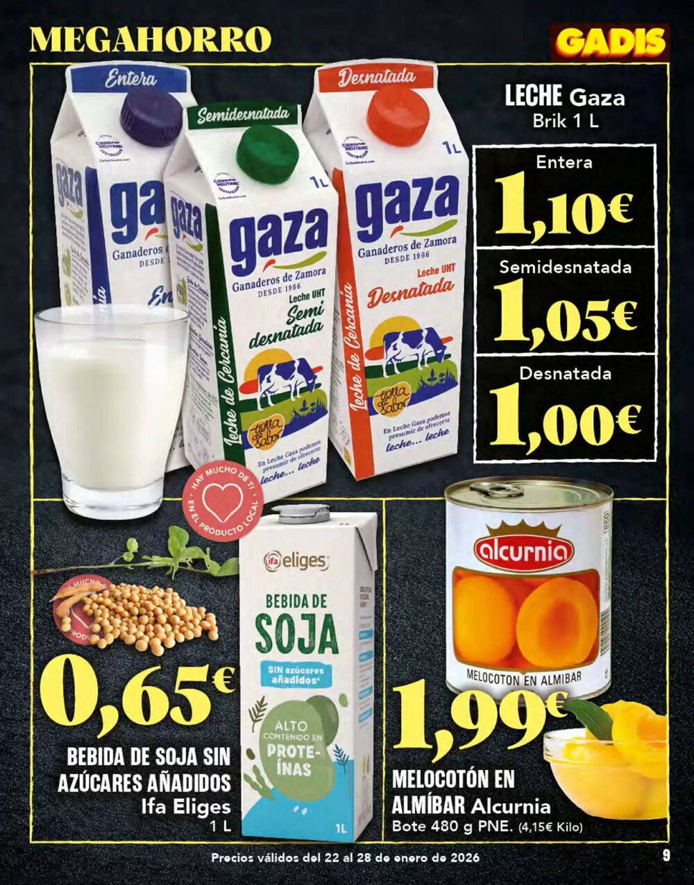 Folleto promocional de Gadis válido desde el 22/01/2026 - Página 9.