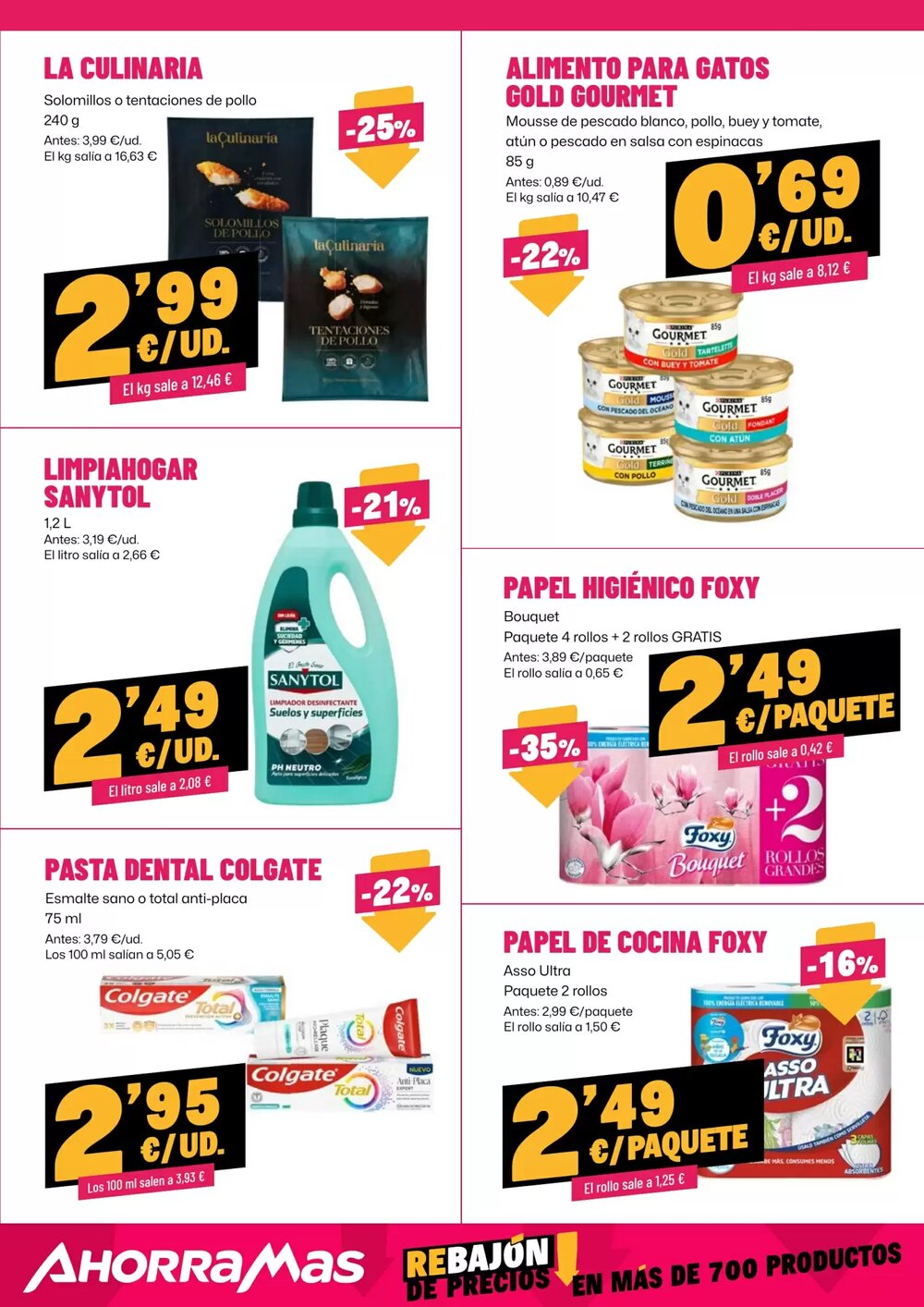 Folleto promocional de AhorraMas válido desde el 22/01/2026 - Página 19.