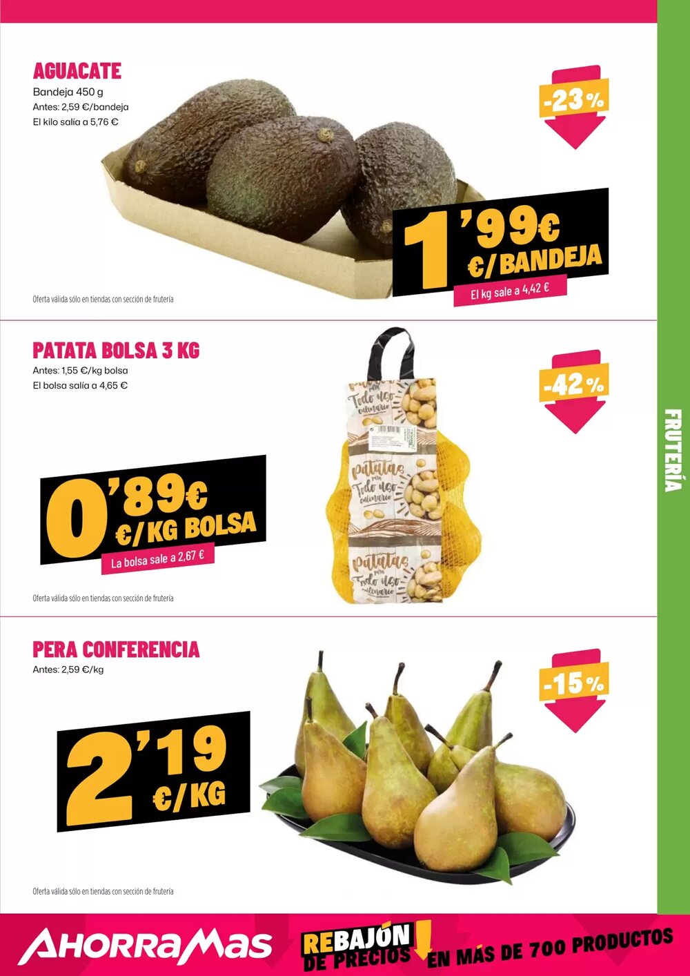 Folleto promocional de AhorraMas válido desde el 22/01/2026 - Página 7.