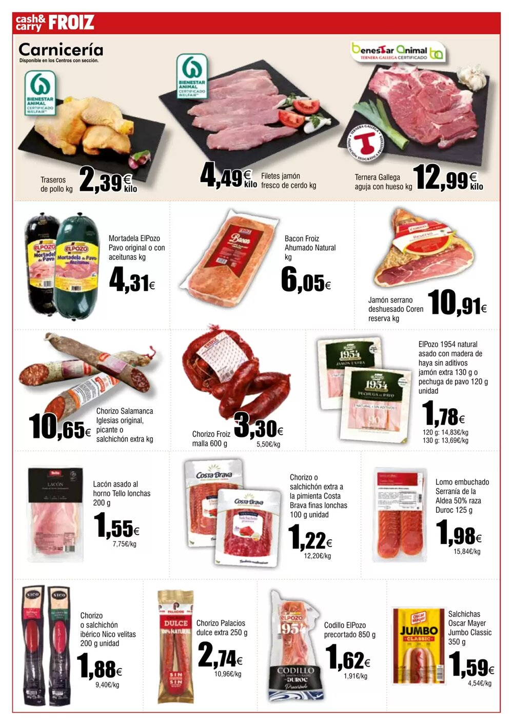 Folleto promocional de FROIZ válido desde el 22/01/2026 - Página 10.