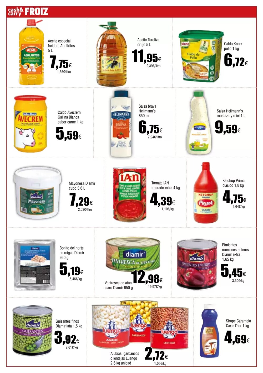 Folleto promocional de FROIZ válido desde el 22/01/2026 - Página 12.