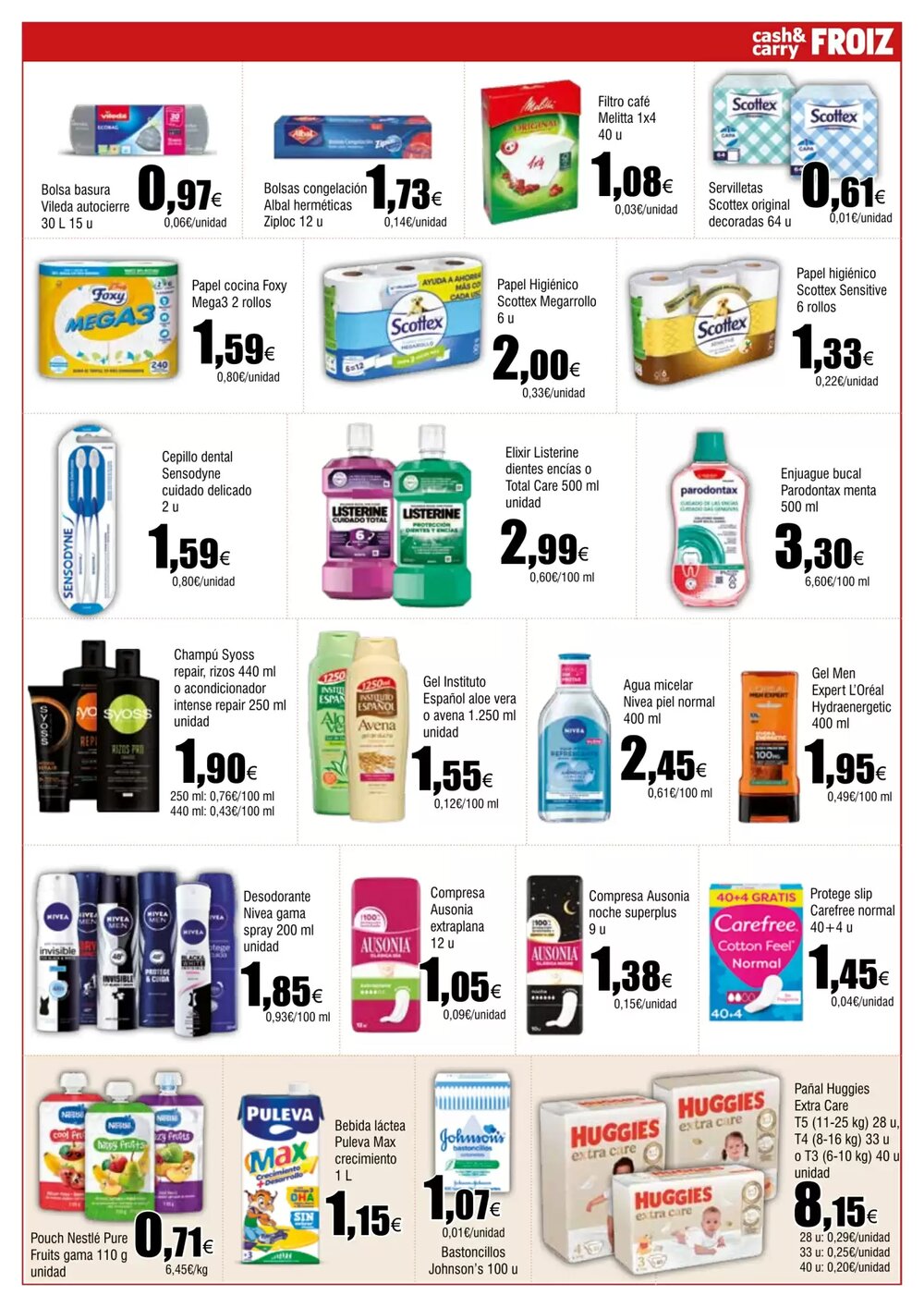 Folleto promocional de FROIZ válido desde el 22/01/2026 - Página 15.