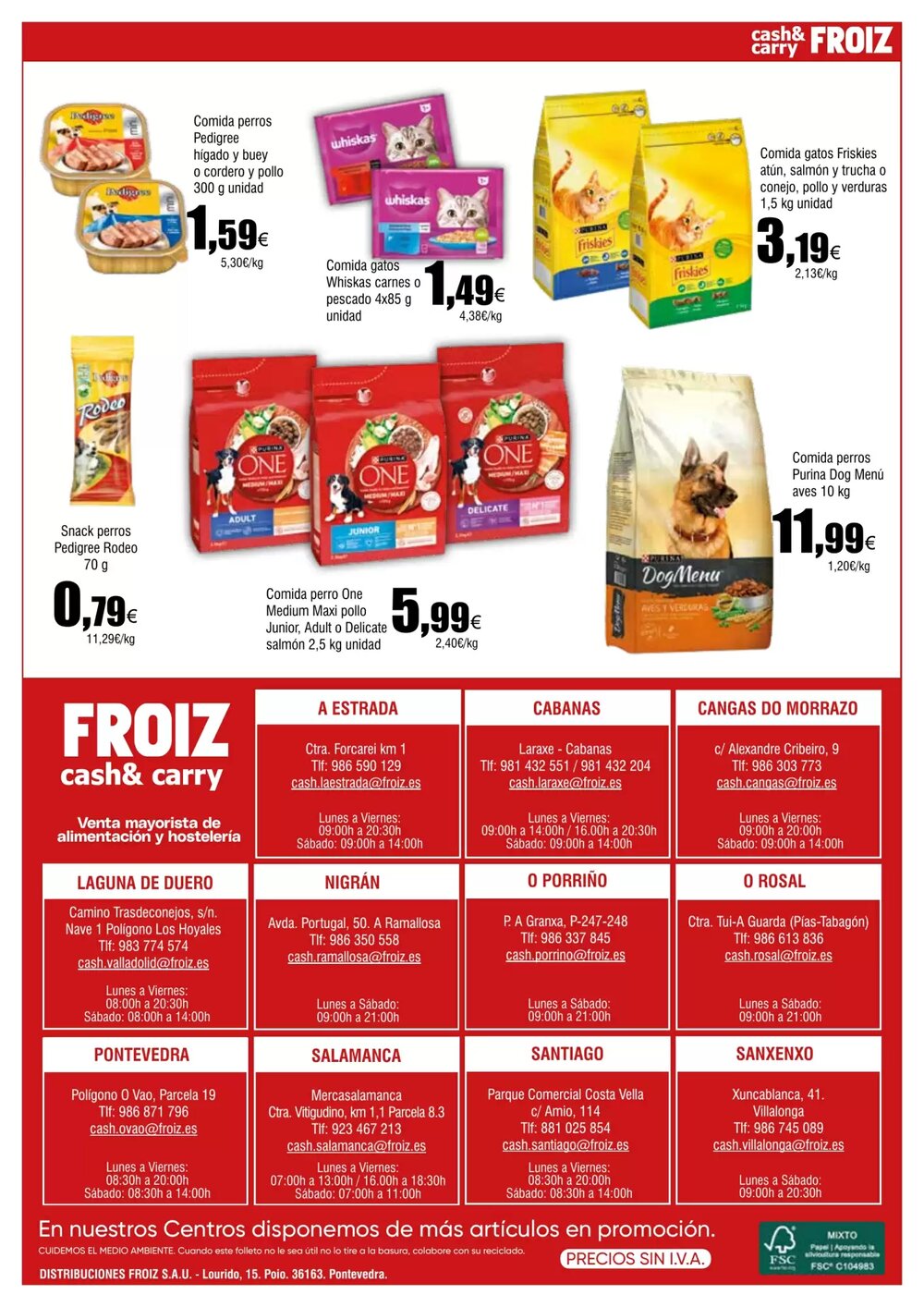 Folleto promocional de FROIZ válido desde el 22/01/2026 - Página 16.