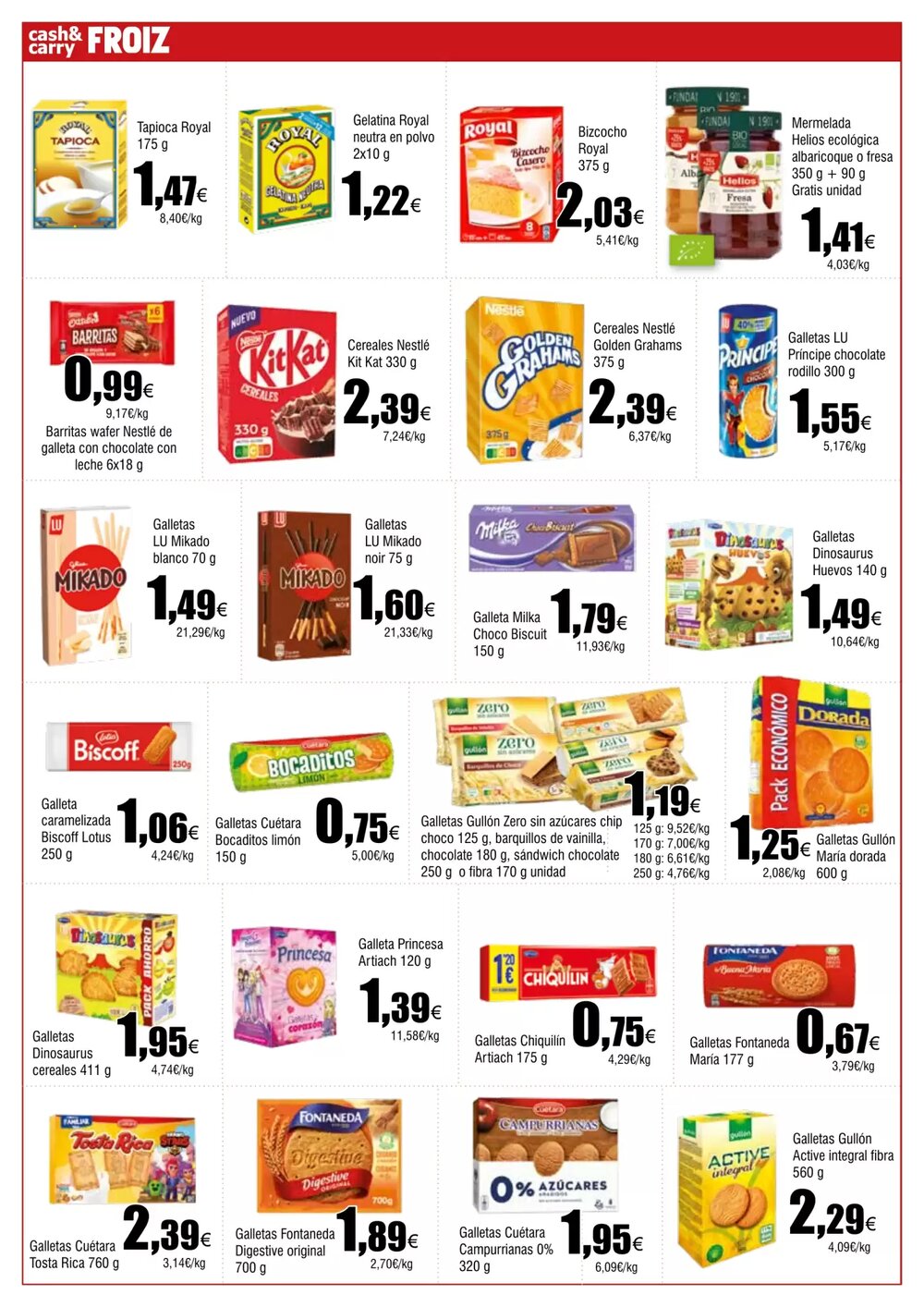 Folleto promocional de FROIZ válido desde el 22/01/2026 - Página 4.