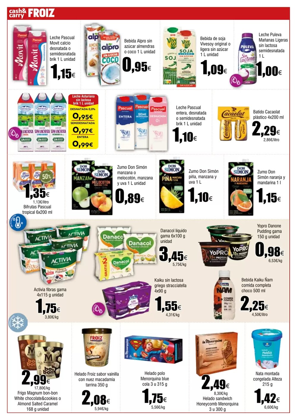 Folleto promocional de FROIZ válido desde el 22/01/2026 - Página 6.