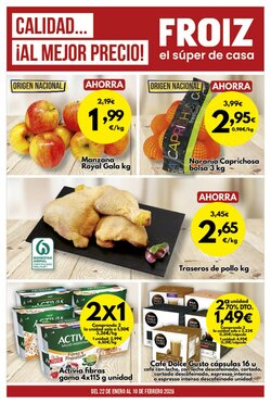 Folleto promocional de FROIZ válido desde el 22/01/2026 - Página 1.