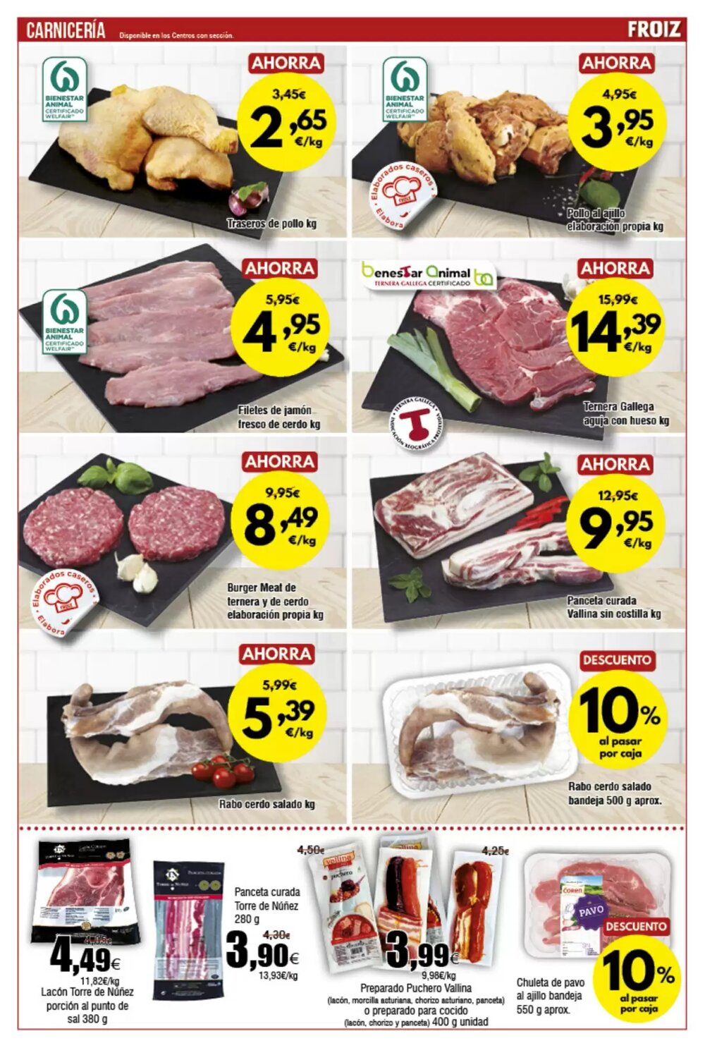 Folleto promocional de FROIZ válido desde el 22/01/2026 - Página 3.