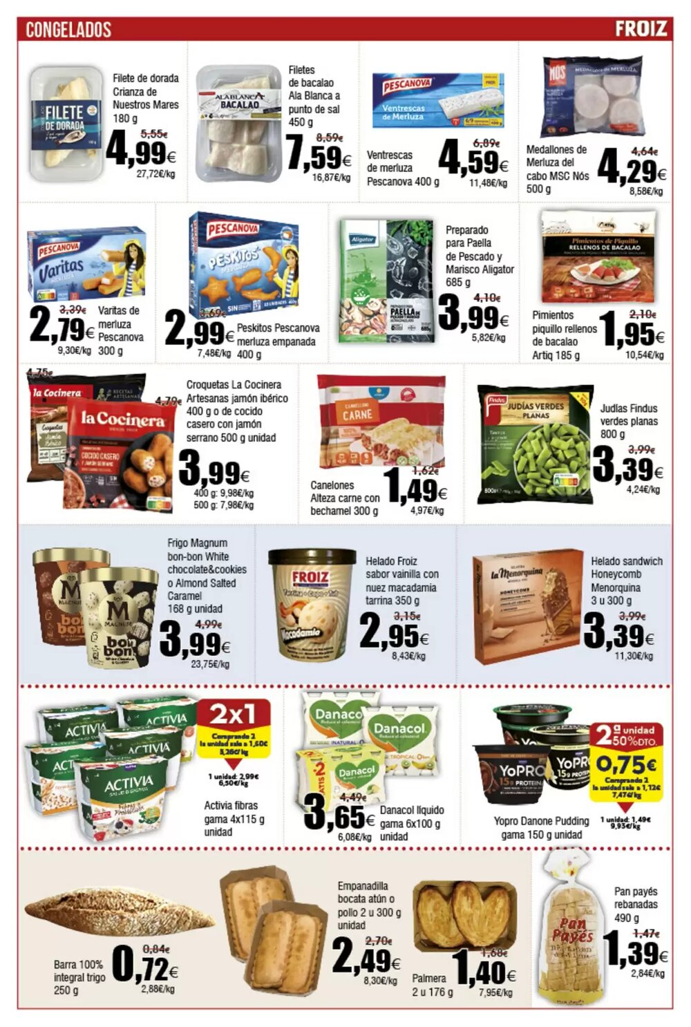 Folleto promocional de FROIZ válido desde el 22/01/2026 - Página 4.