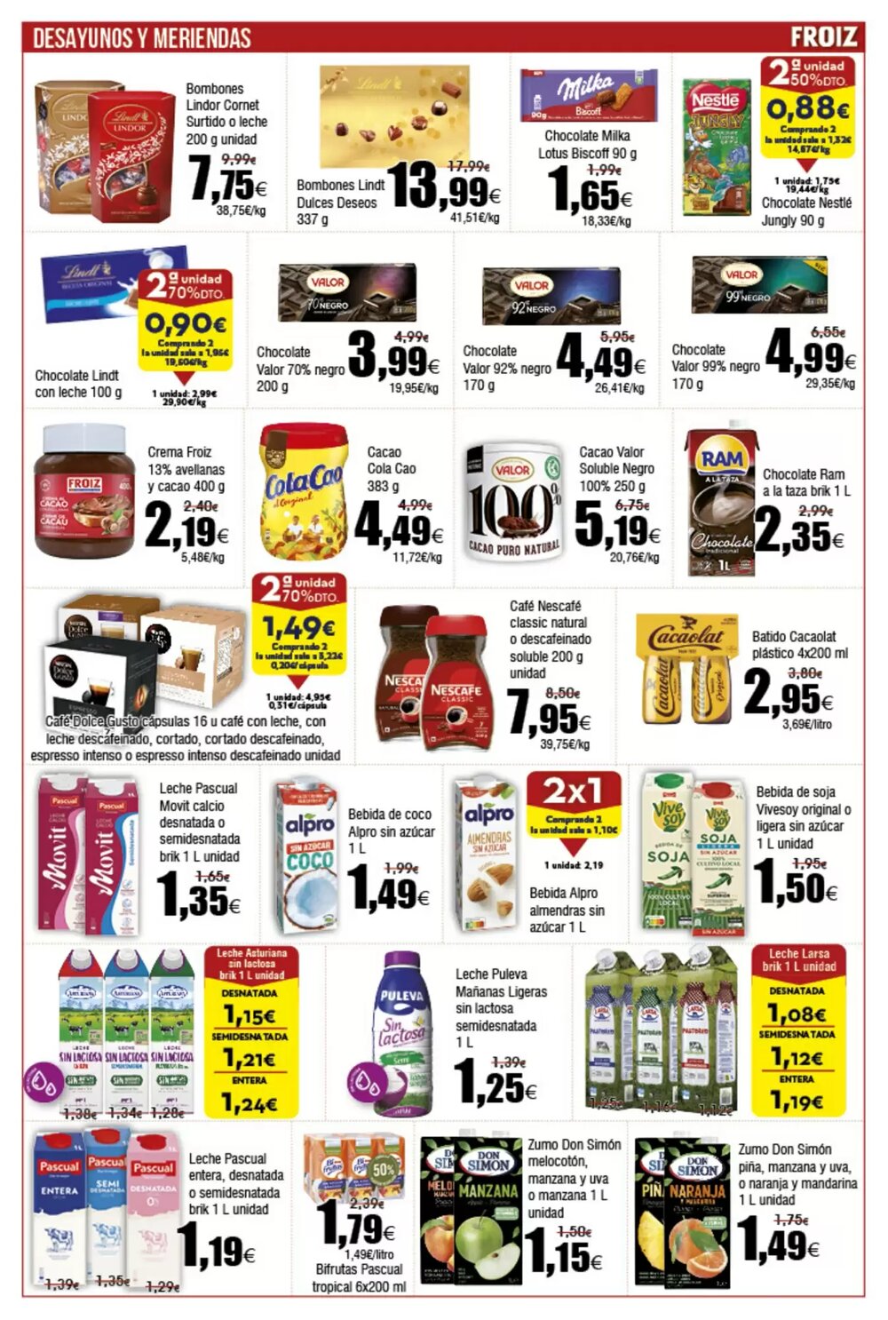 Folleto promocional de FROIZ válido desde el 22/01/2026 - Página 9.