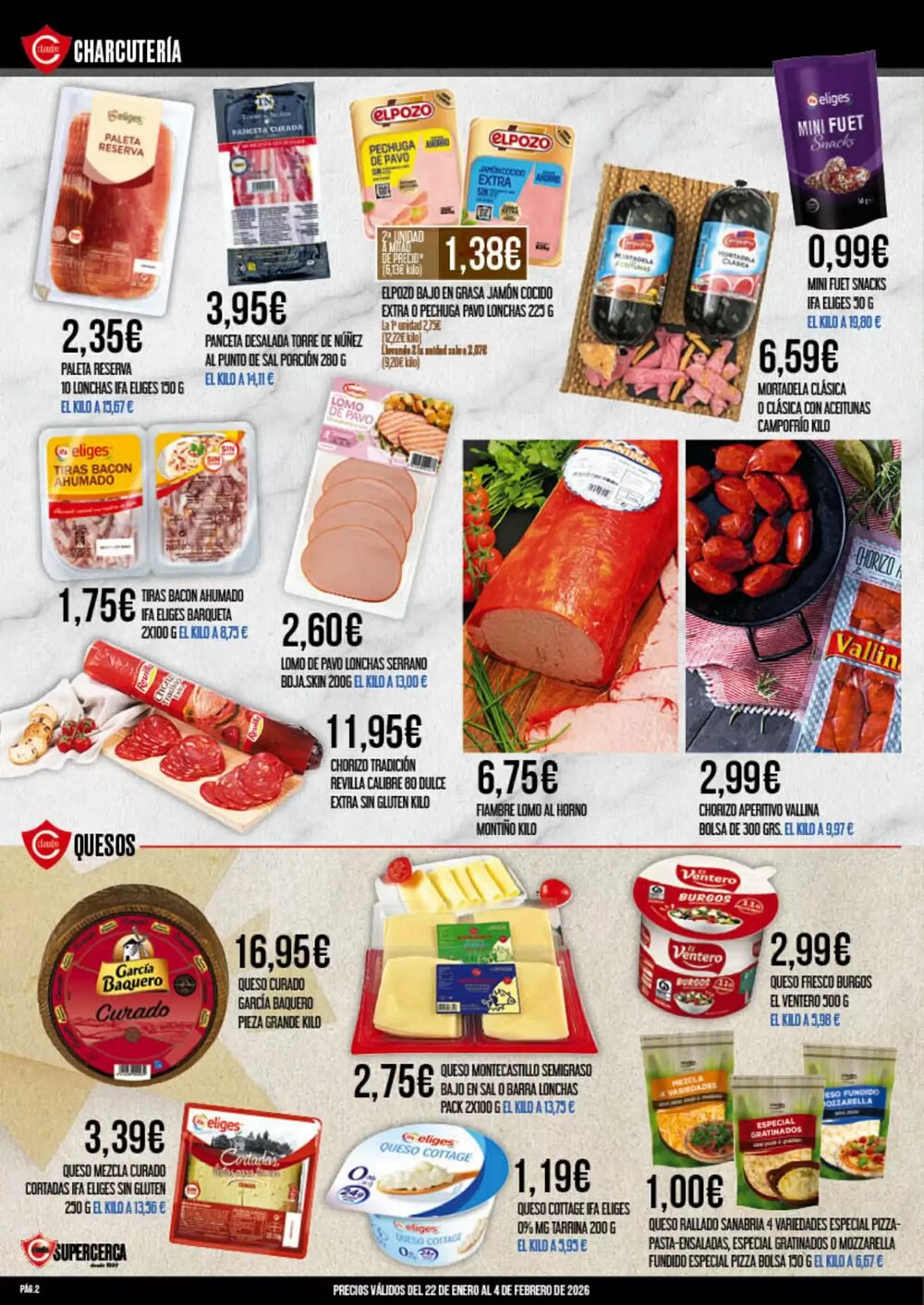 Folleto promocional de Claudio válido desde el 22/01/2026 - Página 2.