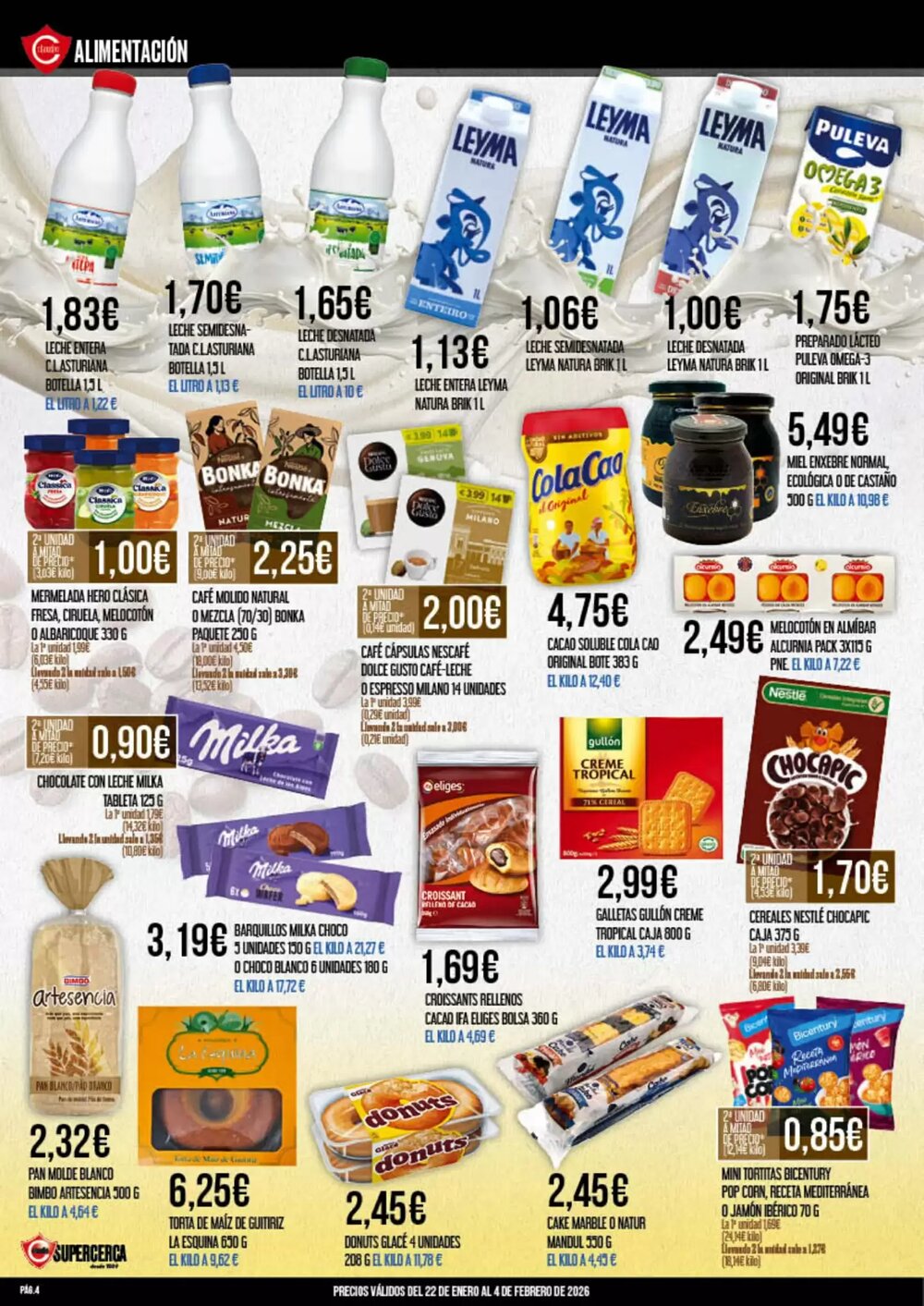 Folleto promocional de Claudio válido desde el 22/01/2026 - Página 4.